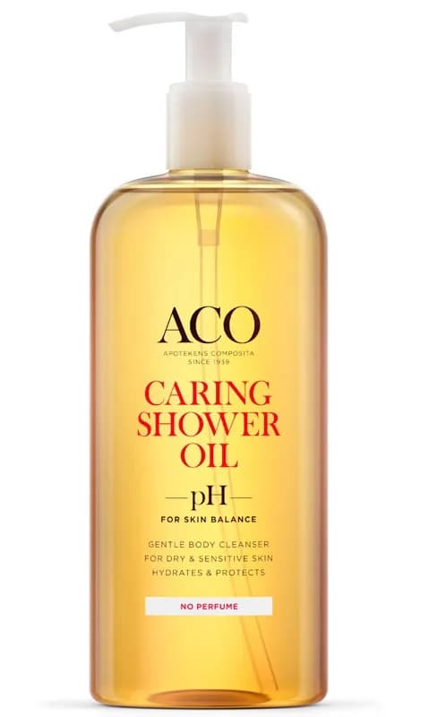 ACO Caring Shower Oil Parfymerad 400 ml
