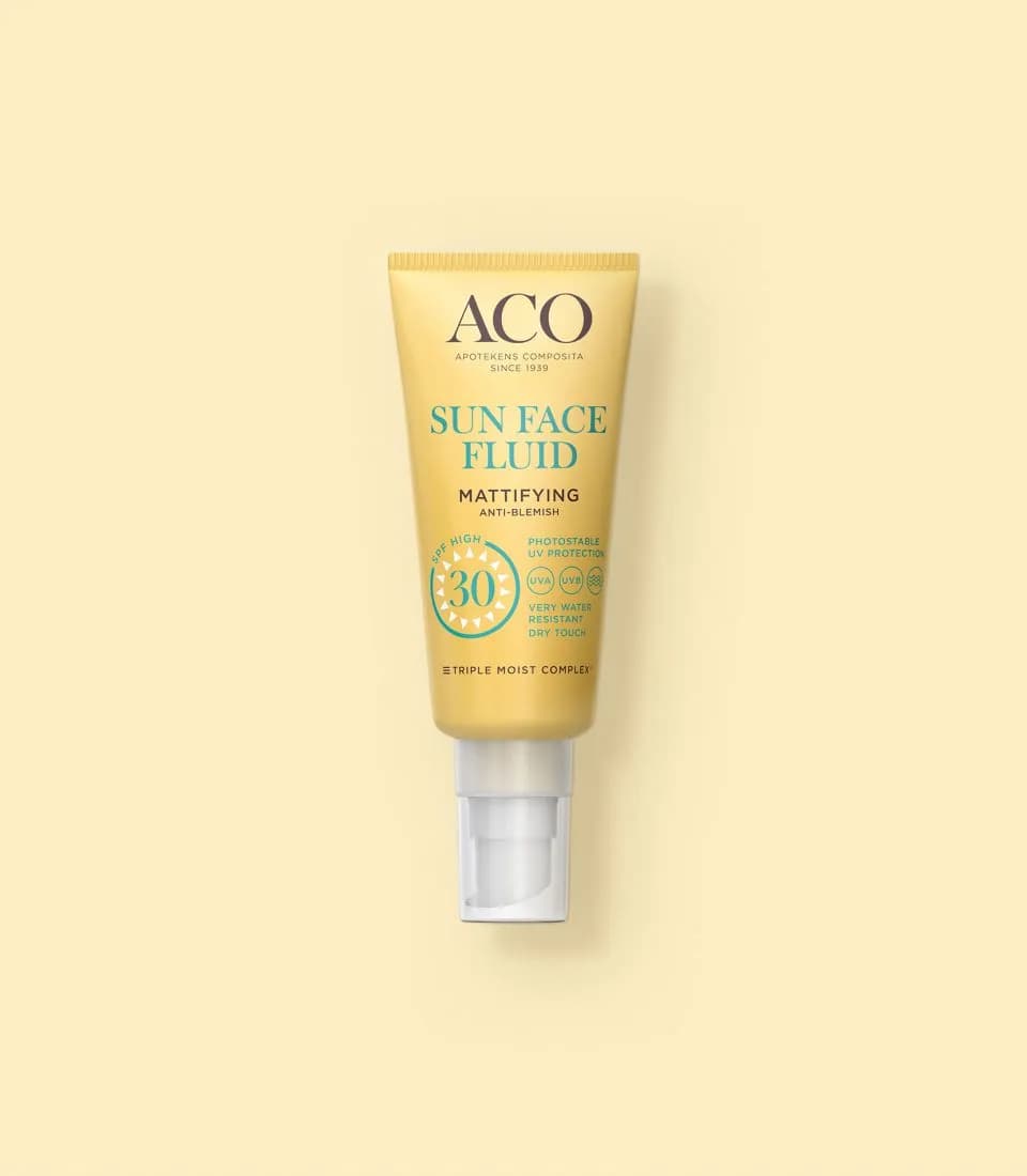 ACO Sun Face Fluid Mattifying SPF 30