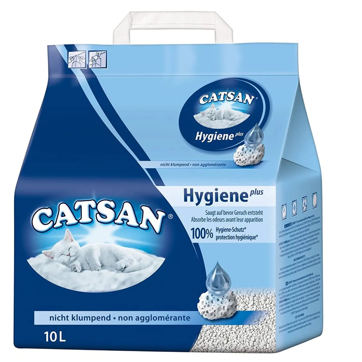 Catsan Hygiene Plus Kattströ (10L)