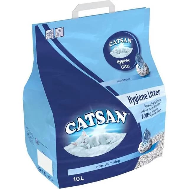 Catsan Hygiene Plus Kattströ (10L)