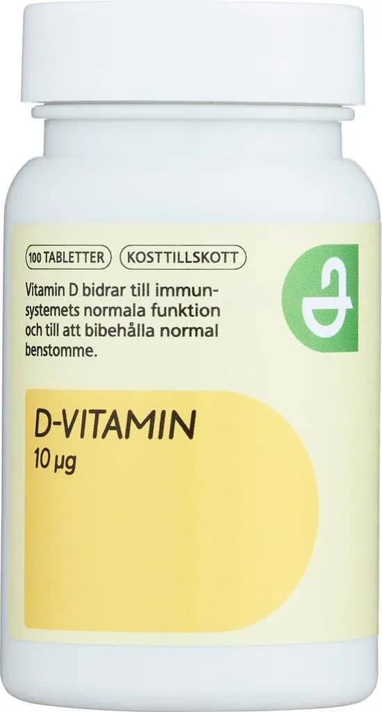 D-vitamin 10µg 100-pack