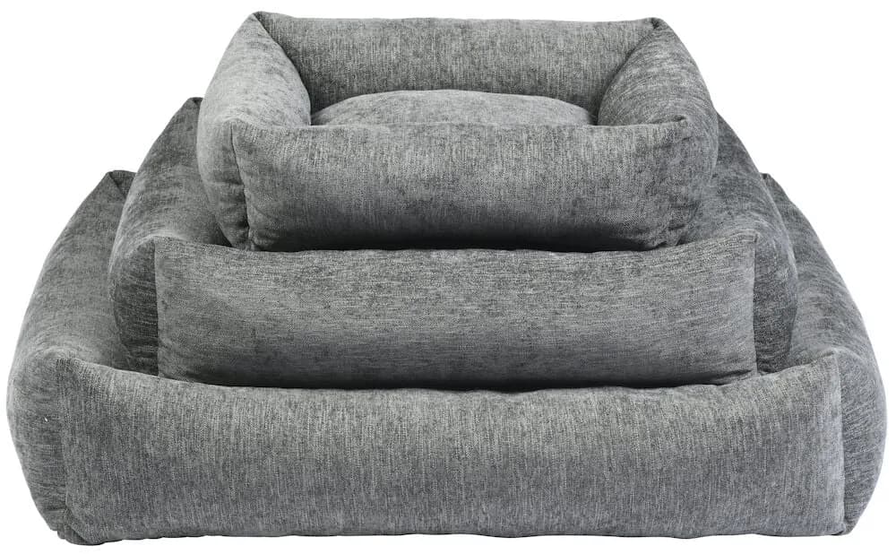 Djurbädd Premium Chenille Liten 55x45x17 cm Grå