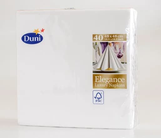 Duni Servetter Vit 50-pack