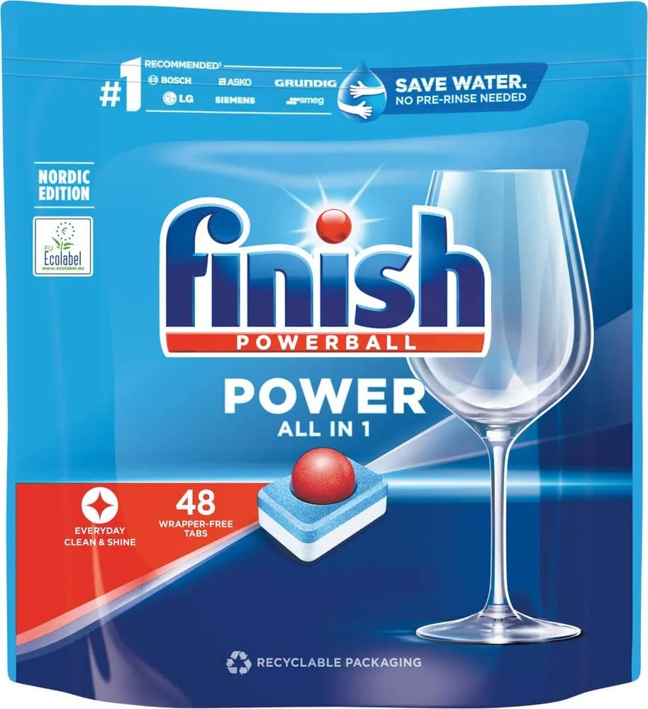 Finish All in 1 Max Maskindisk 48-pack