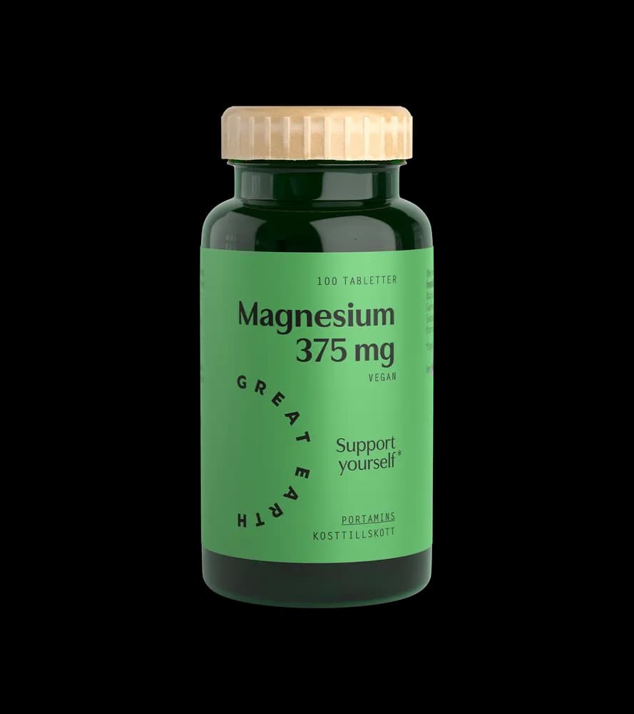 Great Earth Magnesium 375 mg 100 tabletter