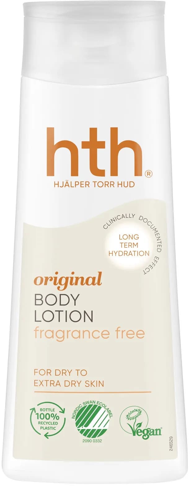 HTH Original Body Lotion Oparfymerad 400 ml