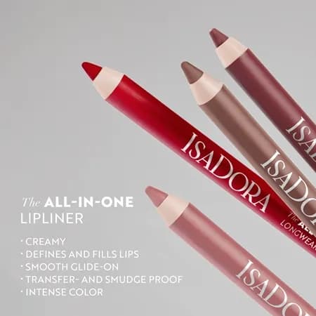 Isadora Active All Day Wear Lipstick Fresh Peach - Classic Red