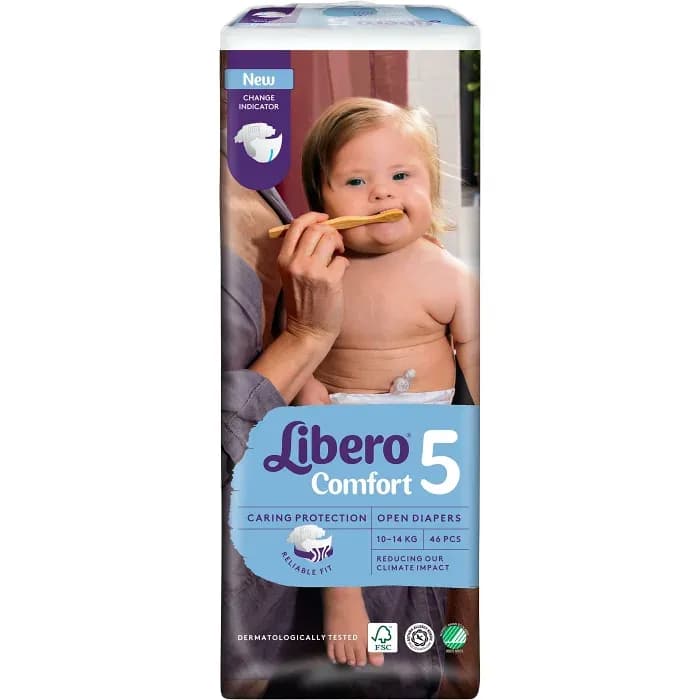 Libero Comfort Blöjor Stl 5 (10-14kg) 46-pack
