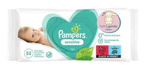 Pampers Sensitive Våtservetter 52-pack
