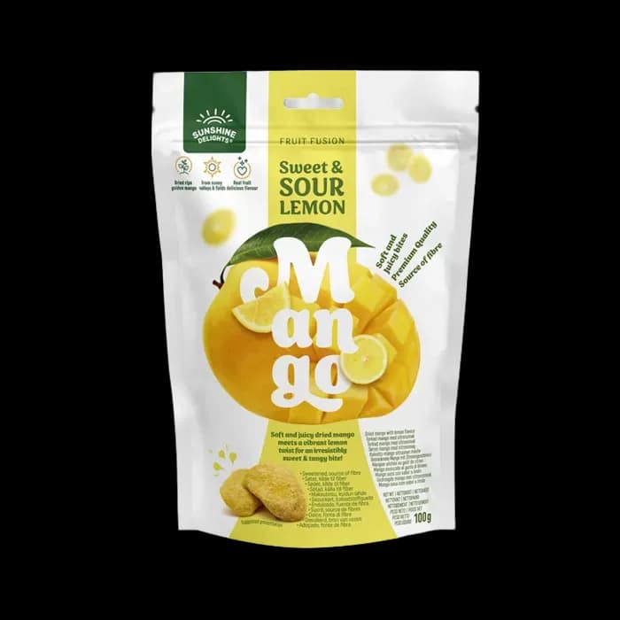 Sunshine Delights Fruit Fusion Lemon Mango 100G