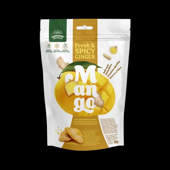 Sunshine Delights Fruit Fusion Ginger Mango 100G