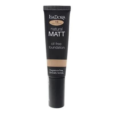 Isadora Natural Matt Oil-Free Foundation - 16 Matt Almond