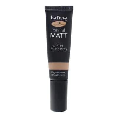 Isadora Natural Matt Oil-Free Foundation - 18 Matt Honey