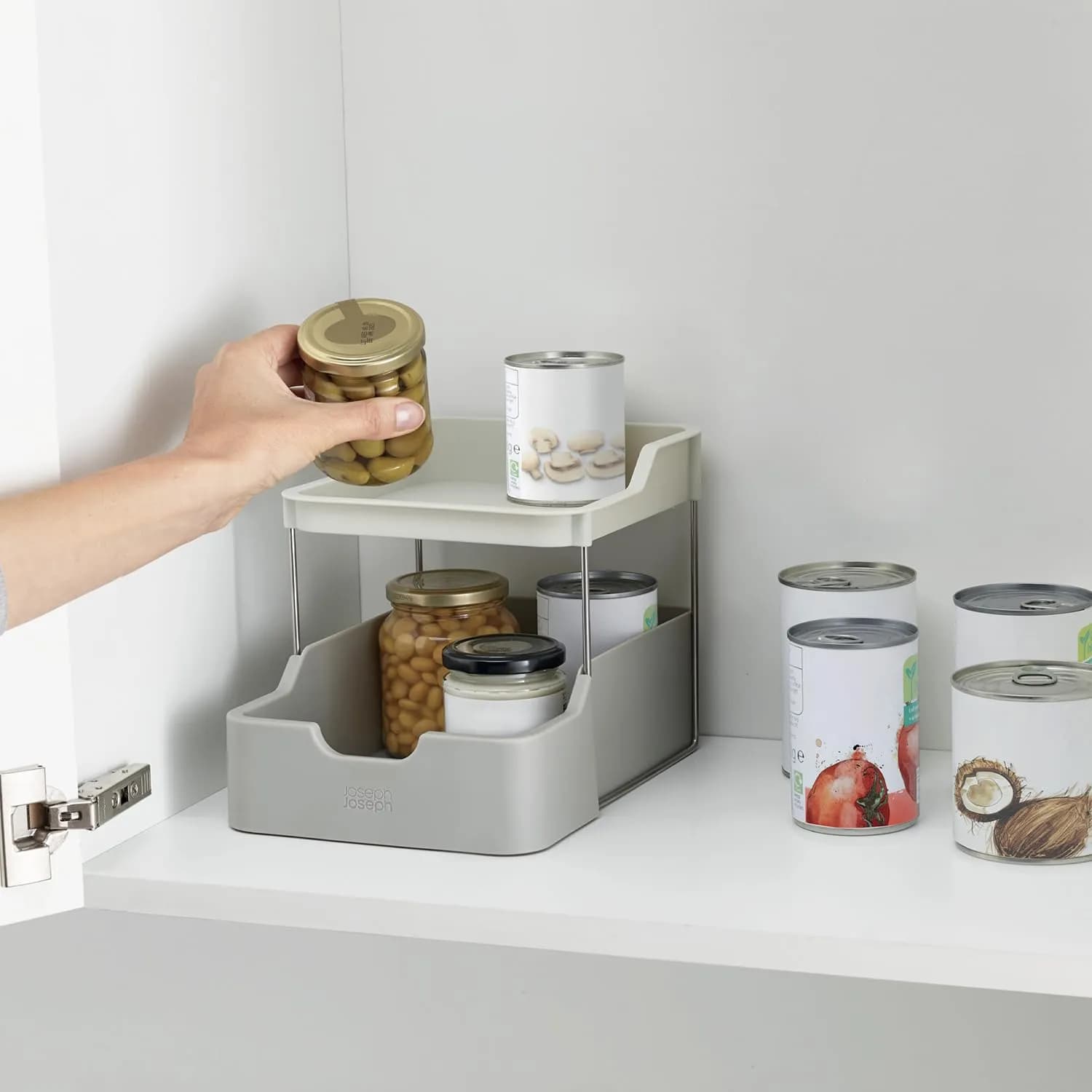 Joseph Joseph CupboardStore hyllinsats två nivåer