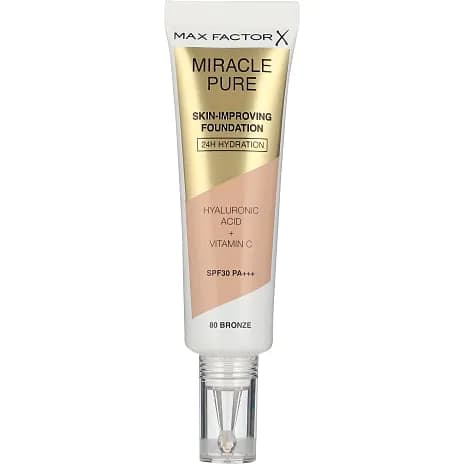 Max Factor Miracle Pure Skin-Improving Foundation - 80 Bronze
