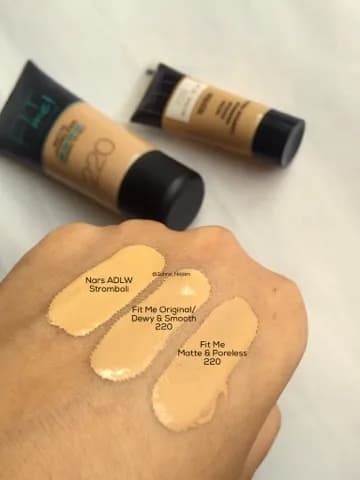 Maybelline Fit Me Matte & Poreless Foundation - 220 Natural Beige