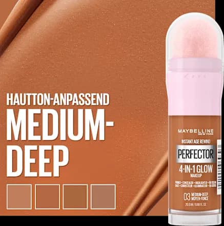 Maybelline Instant Perfector 4-in-1 Glow Foundation - 03 Medium Deep