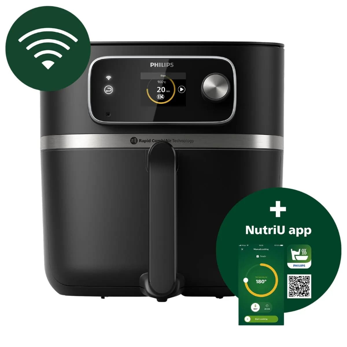 Philips Airfryer Combi 7000 Series XXL Connected HD9880/90