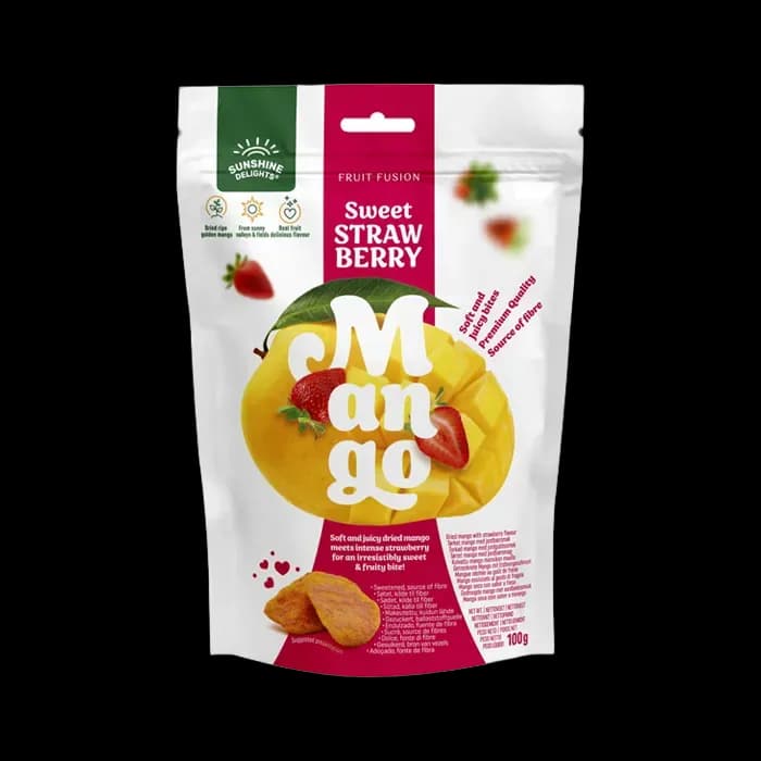 Sunshine Delights Fruit Fusion Strawberry Mango 100G